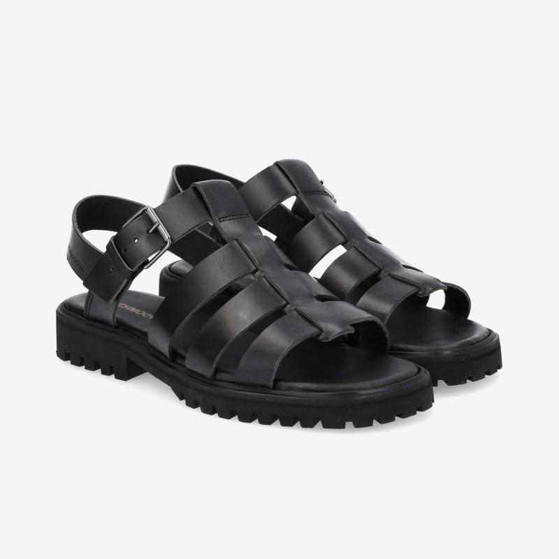 MALTA SANDALE W - VAQUETA - BLACK